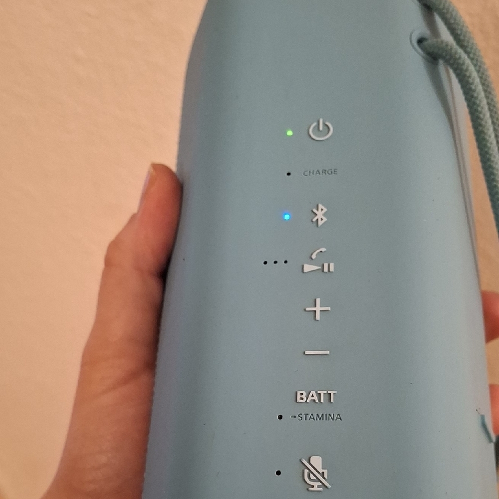 Sony Blue Portable Speaker with Minimalist Design - Picture 7 of 10